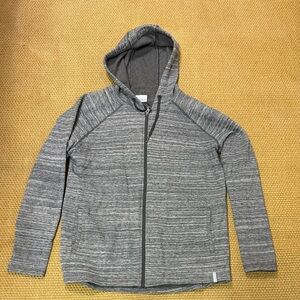Columbia Gray Hooded Zip-Up sweatshirt
